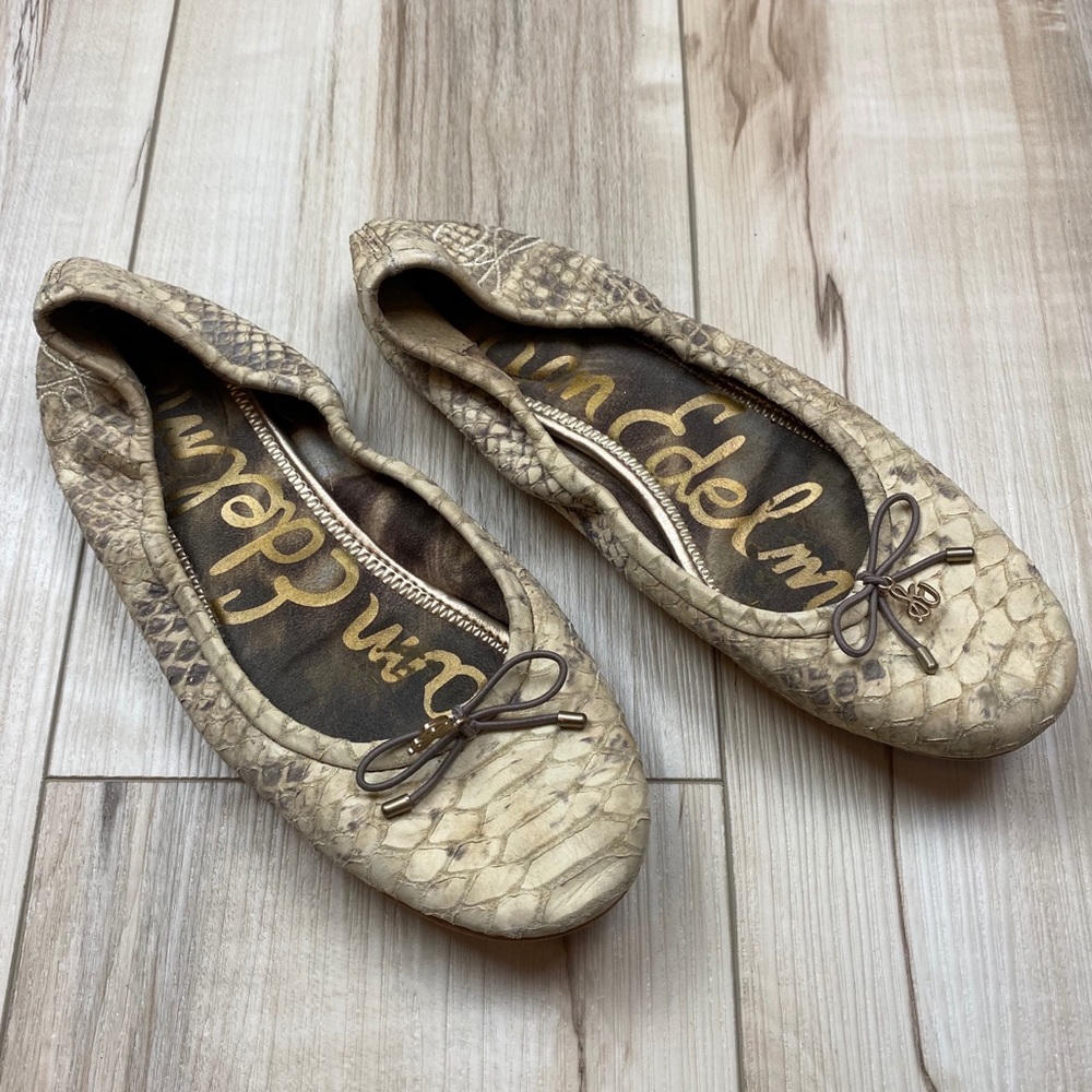 Sam Edelman Snake Felicia Flats